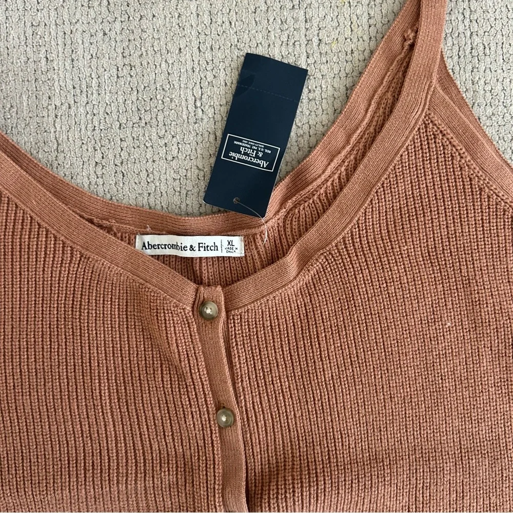 Abercrombie Rust Knit Tank - Picture 2 of 4